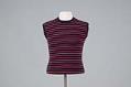 Image of Fitted tank top with pink stripes, ca. 1980s-1990s