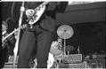 Image of Ringo Starr on drums at the Beatles concert at Seattle Center Coliseum, August 21, 1964