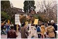 Image of Protesters at the South African consulate, Seattle, December 9, 1984