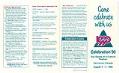Image of Celebration '90: Gay Games III & Cultural Festival brochure, August 1990