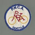 Image of Pacific Northwest Cycling Association patch, circa 1941