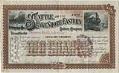 Image of Seattle, Lake Shore & Eastern Railway stock certificate, 1887