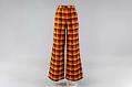 Image of Red, yellow, and black plaid pants, 1971
