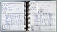 Image of Dave Niehaus Seattle Mariners scorebook, 2009 season