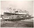 Image of S.S. President Jackson at #4 drydock, first time at Todd Dry Docks, October 28, 1922