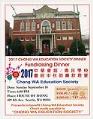 Image of Chong Wa Education Society fundraising dinner flier, Seattle, 2017