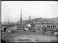 Image of Railroad Avenue and Puget Sound Machinery Depot, Seattle, circa 1905