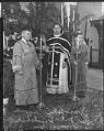 Image of Rev. Michael Danilchik and acolytes, St. Nicholas Russian Orthodox Church, Seattle, 1938