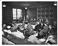 Image of George Hewitt testifying before Canwell Committee, Seattle, 1949