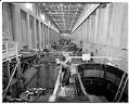 Image of Inside a powerhouse at Grand Coulee Dam, August 1941