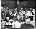 Image of Woman serving soup to WPA strikers, Seattle, 1937
