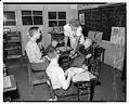 Image of Students with disabilities in classroom, December, 1946