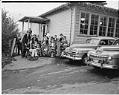 Image of Group in front of school for children with disabilities, Seattle, 1948