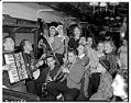 Image of Party on ski train to Snoqualmie Pass, January 28, 1939