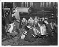 Image of University of Washington bomb squad with fire extinguishers, Seattle, 1942