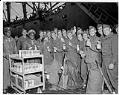 Image of Returning servicemen drinking milk, March 1946