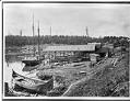 Image of Ballard Boat Works on Salmon Bay, 1918