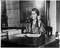 Image of Mayor Bertha K. Landes at her desk, Seattle, circa 1927