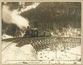 Image of First passenger train to summit of White Pass, February 20, 1899