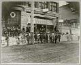 Image of Miners and supplies outside Cooper & Levy, circa 1897