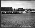 Image of Signal Corps troops marching at Fort Lawton, January 29, 1944
