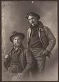 Image of Tom McDonald and David Grant in hiking gear, circa 1910