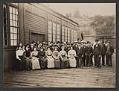 Image of Employees of the Kirkland woolen mill, circa 1900