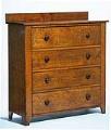 Image of Chest of drawers made by Henry Van Asselt, ca. 1872