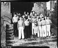Image of Soccer team with championship pennant, January, 1936