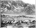 Image of Gold rush tent city, probably Lake Bennett, 1898