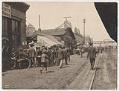 Image of Railroad Avenue during the gold rush, circa 1898