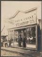 Image of Steamship office and drug store in Nome, Alaska, circa 1903