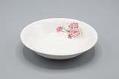 Image of China sauce dish, Carnation Company pattern, 1920-1930