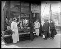 Image of Fish market near the Seattle waterfront, circa 1917