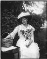 Image of Woman with large corsage, Seattle, circa 1917