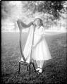Image of Mrs. Leary's party harpist, 1917