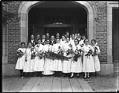 Image of Students outside Whitworth School, Seattle, circa 1910