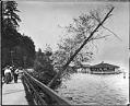 Image of People strolling along waterfront in Leschi Park, Seattle, circa 1910