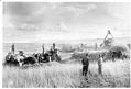 Image of Threshing wheat at harvest time, near Waterville, circa 1907