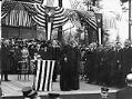 Image of Former President Theodore Roosevelt speaking at the University of Washington, Seattle, April 6, 1911