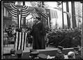 Image of Theodore Roosevelt speaking at the University of Washington , April 6, 1911