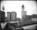 Image of Yesler Way from Fourth Avenue, circa 1913