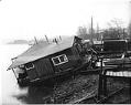 Image of Houseboat damage at Lake Union, Seattle, 1914