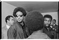 Image of Aaron Dixon and Trolice Flavors at court hearing for Franklin High School sit-in, Seattle, April 5, 1968