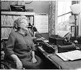 Image of Ida May Daly, director of the Handicapped Center, in her office, Seattle, November 1963