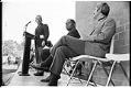 Image of Speakers at dedication of Park Center Apartments for people with disabilities, August 30, 1970