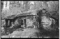 Image of Josiah Merritt's cabin in Snoqualmie Valley, circa 1910