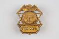 Image of Boeing Fire Department Chief badge, ca. 1940