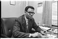Image of Alfred E. Cowles at his desk, Seattle, March 30, 1973