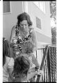 Image of Director Lucia Rios at bilingual child care program sponsored by El Centro de la Raza, Seattle, September 1974